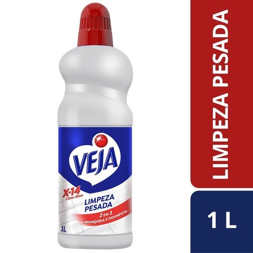 LIMPADOR LIMPEZA PESADA VEJA CLORO ATIVO 1L