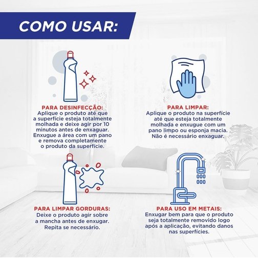 LIMPADOR MULTIUSO VEJA ANTIBAC OXI ATIVO 500ML