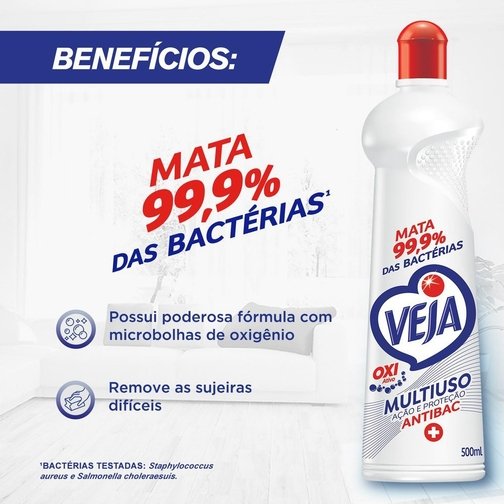 LIMPADOR MULTIUSO VEJA ANTIBAC OXI ATIVO 500ML