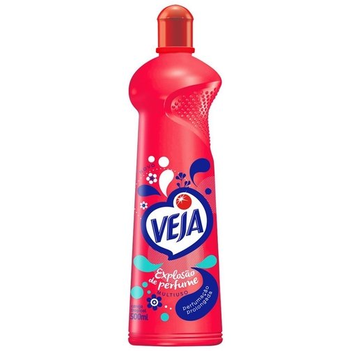LIMPADOR MULTIUSO VEJA EXPLOSÃO DE PERFUME CEREJA TROPICAL 500ML