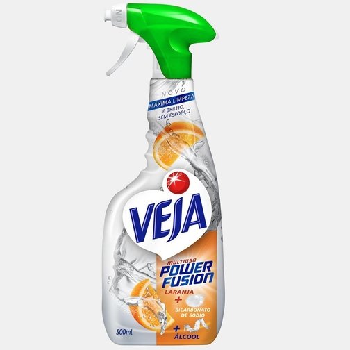 LIMPADOR MULTIUSO VEJA POWER FUSION LARANJA SPRAY 500ML