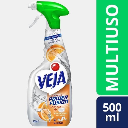 LIMPADOR MULTIUSO VEJA POWER FUSION LARANJA SPRAY 500ML