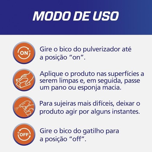 LIMPADOR MULTIUSO VEJA POWER FUSION LARANJA SPRAY 500ML