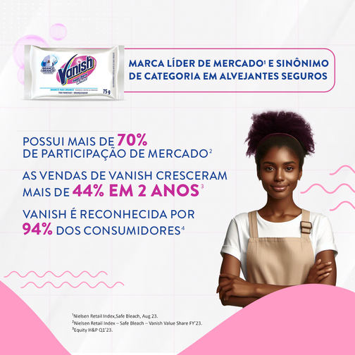 TIRA MANCHAS VANISH BARRA CRYSTAL WHITE ROUPAS BRANCAS 75G