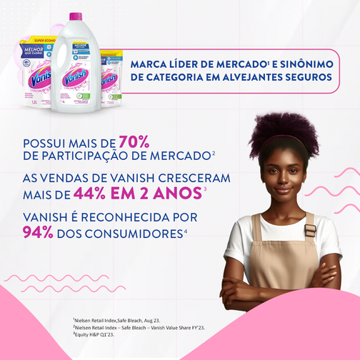 TIRA MANCHAS VANISH GEL CRYSTAL WHITE ROUPAS BRANCAS 3L