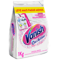 TIRA MANCHAS VANISH PÓ CRYSTAL WHITE ROUPAS BRANCAS 1KG