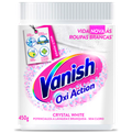 TIRA MANCHAS VANISH PÓ CRYSTAL WHITE ROUPAS BRANCAS 450G