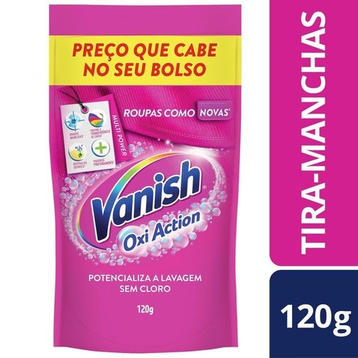 TIRA MANCHAS VANISH PÓ MULTI POWER ROUPAS COLORIDAS 120G