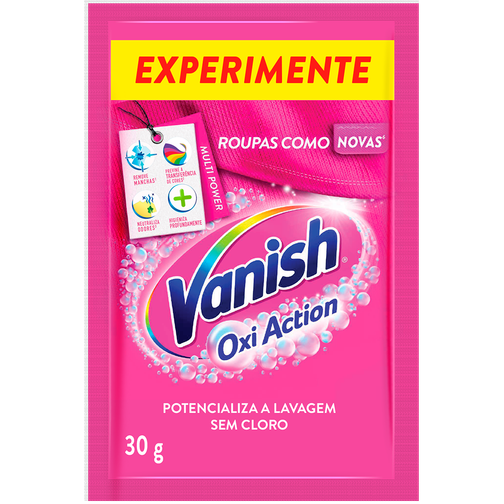 TIRA MANCHAS VANISH PÓ MULTI POWER ROUPAS COLORIDAS 30G