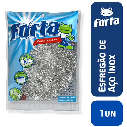 ESPONJA DE AÇO INOX FORTA