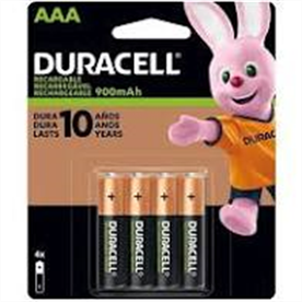 PILHA DURACELL ALCALINA PEQUENA AAA COM 4