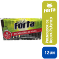 PRENDEDOR DE ROUPA FORTA PLÁSTICO TRADICIONAL