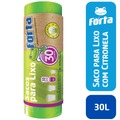 SACO P/ LIXO ROLO FORTA CITRONELA 30L