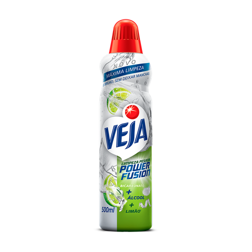 VEJA LIMPEZA PESADA POWER FUSION LIMÃO 500ML