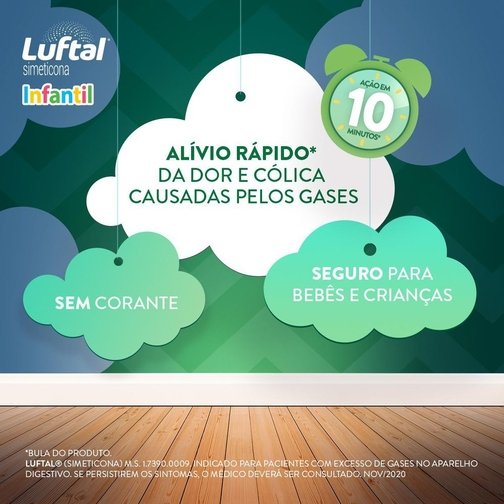 ANTIGASES LUFTAL INFANTIL GOTAS SIMETICONA 75MG/ML - 15ML