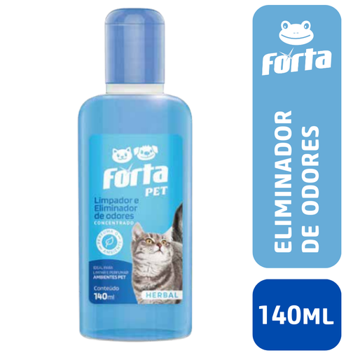 LIMPADOR E ELIMINADOR DE ODORES FORTA PET HERBAL 140ML